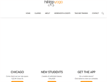 Tablet Screenshot of hilltopyoga.com